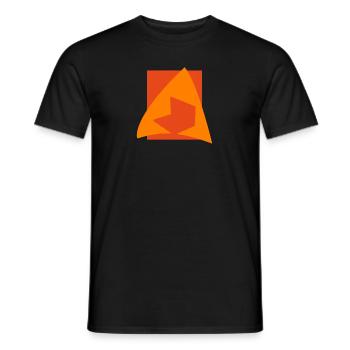 Page d’accueil Rédaction Blogging - T-shirt homme - noir - Devant - AI Model Male 178 light (178cm)