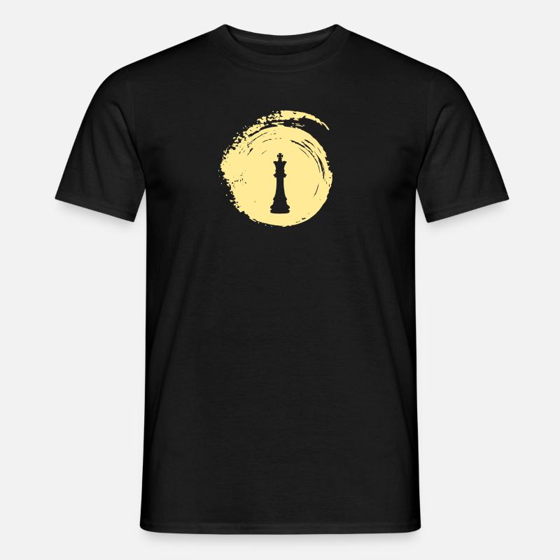 Chessboard, Chess Player, Bishop - Men's T-Shirt - black