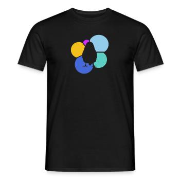 Vogel Vögel beobachten Vögel beobachten - Männer T-Shirt - Schwarz - Vorne - AI Model Male 178 light (178cm)