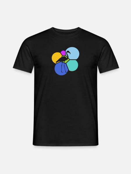 Flamenco Exotic Flamingo - Men's T-Shirt - black