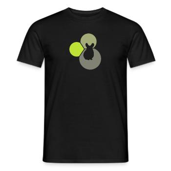 Nagetier Mäuschen Hamster - Männer T-Shirt - Schwarz - Vorne - AI Model Male 178 light (178cm)