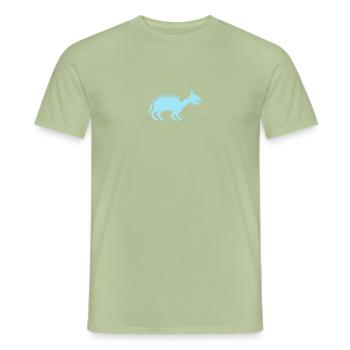 Mythical Creature Mythical Beast Bigfoot - Men's T-Shirt - sage - Front - AI Model Male 178 light (178cm)