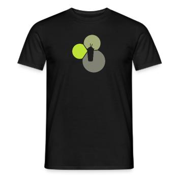 Bubbletee Bubble Bubble Thé Bulle - T-shirt homme - noir - Devant - AI Model Male 178 light (178cm)