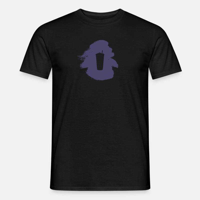 Bubbletee Boba Bubbletee - Männer T-Shirt - Schwarz