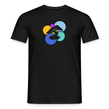 Bäume Wachsen Bonsai - Männer T-Shirt - Schwarz - Vorne - AI Model Male 178 light (178cm)