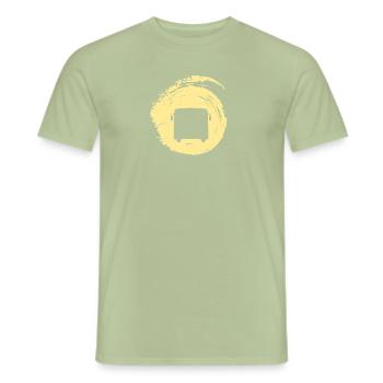 Busfahren Schulbus Transport - Männer T-Shirt - Sage - Vorne - AI Model Male 178 light (178cm)