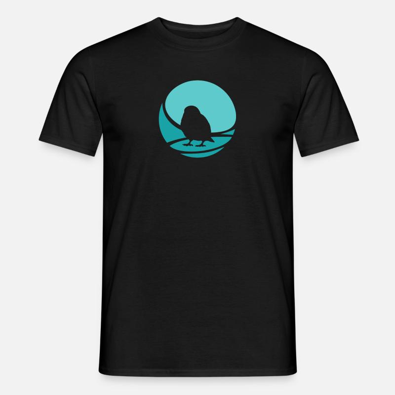 Flügel Vogel Vögel - Männer T-Shirt - Schwarz