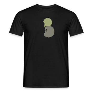 Alpinisme Alpinisme Accrobranche - T-shirt homme - noir - Devant - AI Model Male 178 light (178cm)
