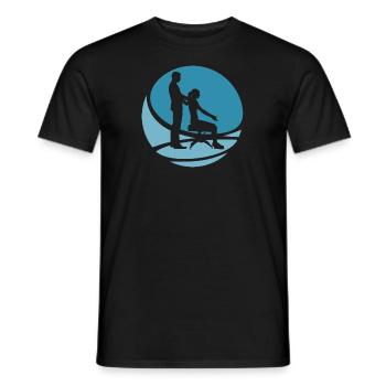 Adjustment Chiropractic Chiropractor - Men's T-Shirt - black - Front - AI Model Male 178 light (178cm)
