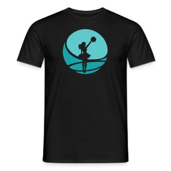 Cheerleading Cheerleading Cheerleading Girl - Men's T-Shirt - black - Front - AI Model Male 178 light (178cm)
