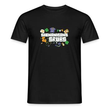 Shenanigans & Scrubs ER Nurse Physician St. - Männer T-Shirt - Schwarz - Vorne - AI Model Male 178 light (178cm)