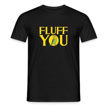 Budgerigar Parakeet Bird Pet Gift - Men's T-Shirt - black - Front - AI Model Male 178 light (178cm)
