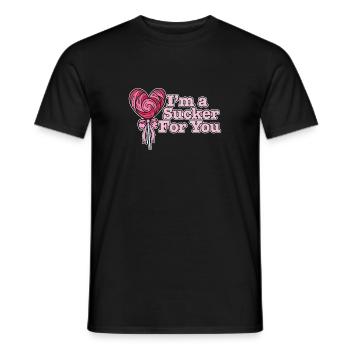 I'm A Sucker For You Funny Valentine's Quote - Männer T-Shirt - Schwarz - Vorne - AI Model Male 178 light (178cm)