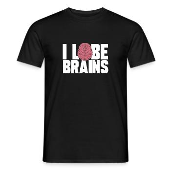 Neurology, Nurse, Brain, Neurologist - Men's T-Shirt - black - Front - AI Model Male 178 light (178cm)
