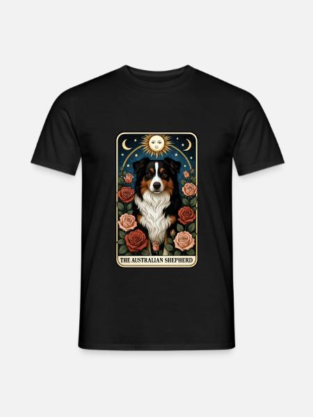 Australischer Schäferhund - Männer T-Shirt - Schwarz