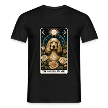Cocker Spaniel - Männer T-Shirt - Schwarz - Vorne - AI Model Male 178 light (178cm)