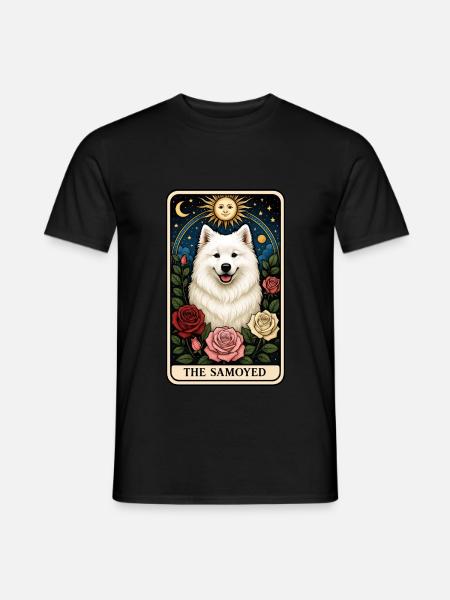 Samojede - Männer T-Shirt - Schwarz