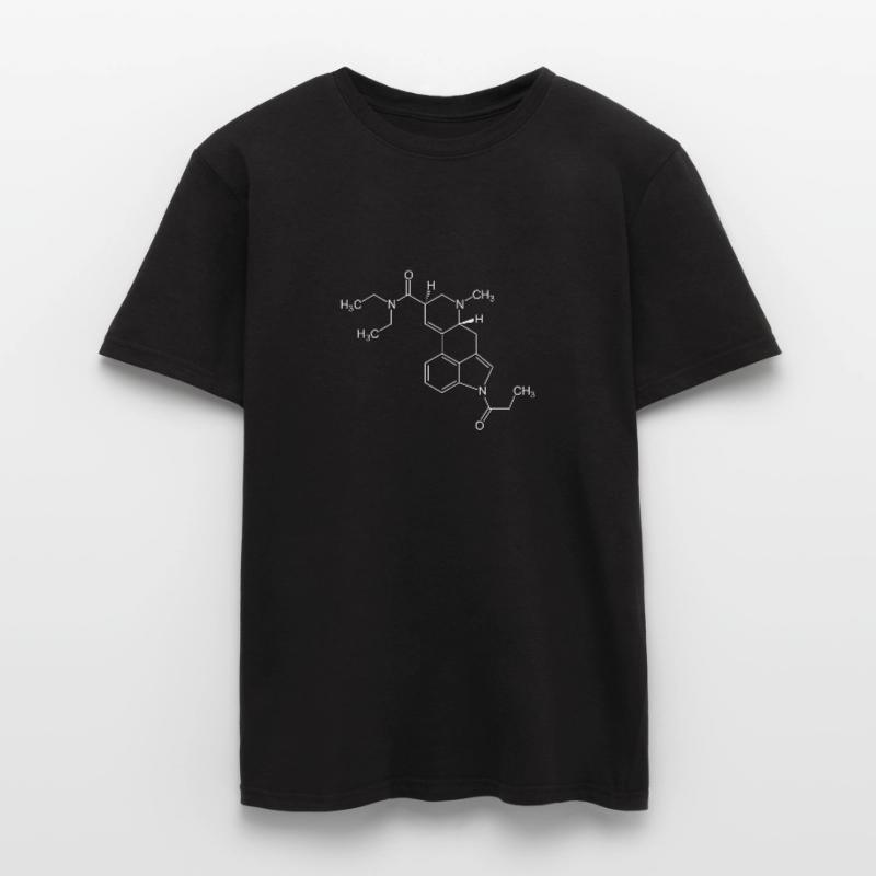 1P LSD formule structurale - blanc T-shirt homme