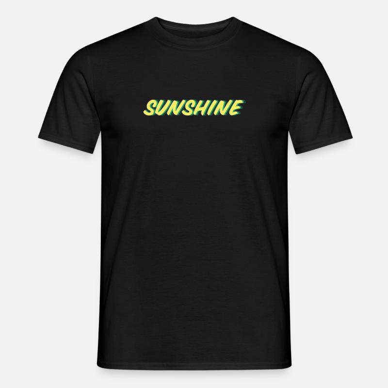 Soleil - T-shirt homme - noir