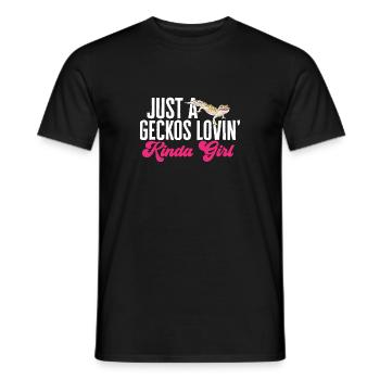 Leopard Gecko Reptile Pet Gecko - Men's T-Shirt - black - Front - AI Model Male 178 light (178cm)