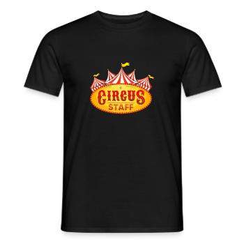 Circus Party I Carnival Party I Circus Staff - Männer T-Shirt - Schwarz - Vorne - AI Model Male 178 light (178cm)