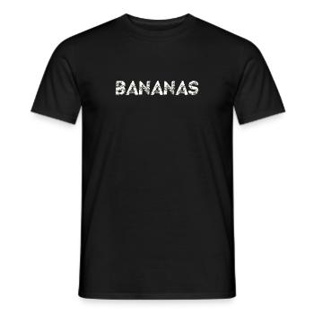 Bananas Gift Idea Fruit Vegan Fruit Fruits - Men's T-Shirt - black - Front - AI Model Male 178 light (178cm)