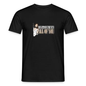 Funny Jesus Facepalm Meme Disappointments All Of - Männer T-Shirt - Schwarz - Vorne - AI Model Male 178 light (178cm)