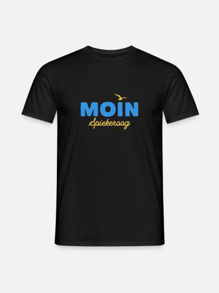 Nordsee Moin Spiekeroog - Männer T-Shirt - Schwarz