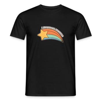 I Encourage Progress Is Not Linear Sped Teacher - Männer T-Shirt - Schwarz - Vorne - AI Model Male 178 light (178cm)