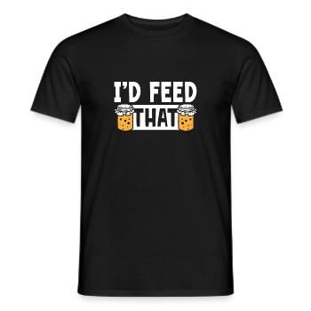 Bread Baking Baker Bakery Sourdough - Men's T-Shirt - black - Front - AI Model Male 178 light (178cm)