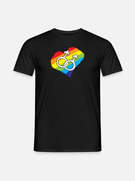 Gay - Männer T-Shirt - Schwarz