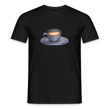 Chai Tea Masala Chai - Men's T-Shirt - black - Front - AI Model Male 178 light (178cm)
