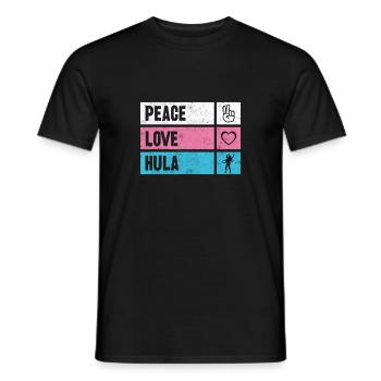 Hulla Hoop Hula Mature Hullers cadeau - T-shirt homme - noir - Devant - AI Model Male 178 light (178cm)