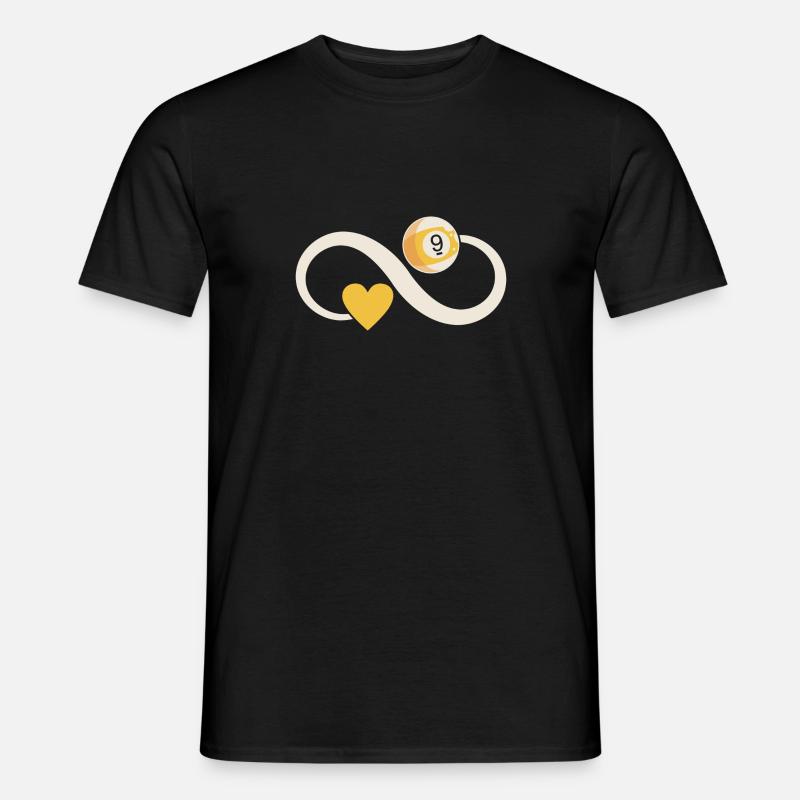 Snooker Pool Billard - Männer T-Shirt - Schwarz