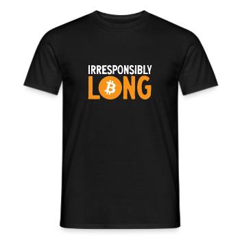 Bitcoin Kryptowährung BTC Crypto Trader - Männer T-Shirt - Schwarz - Vorne - AI Model Male 178 light (178cm)