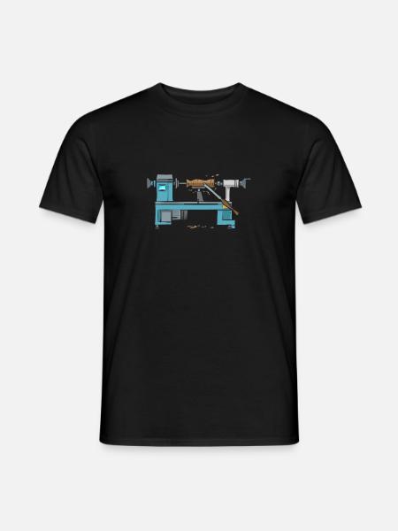 Turning Wood Lathe Lathe - Men's T-Shirt - black