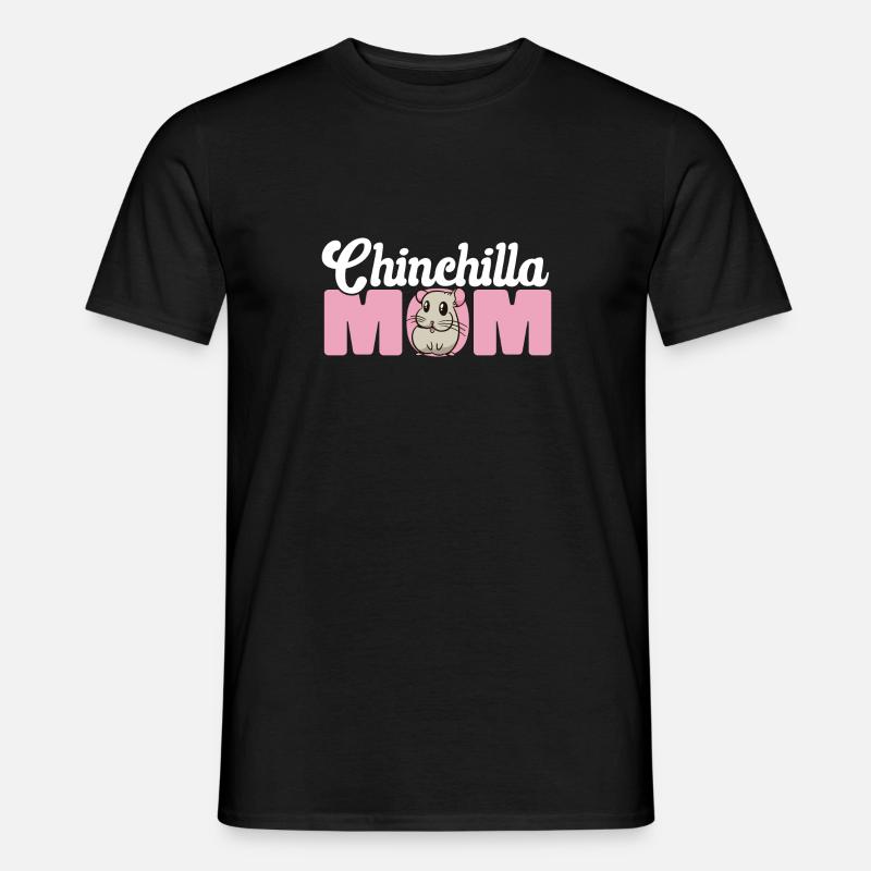 Chinchilla - Männer T-Shirt - Schwarz