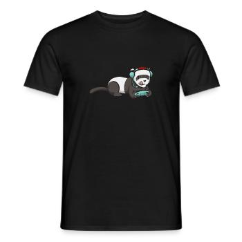 Ferret Owner Ferret - Men's T-Shirt - black - Front - AI Model Male 178 light (178cm)