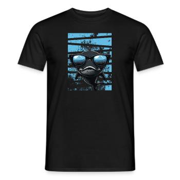 Cool Shark - Männer T-Shirt - Schwarz - Vorne - AI Model Male 178 light (178cm)