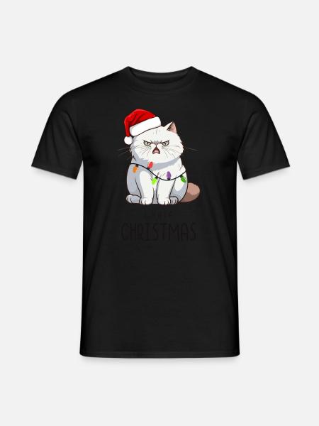 Hate Christmas Kitty - Men's T-Shirt - 