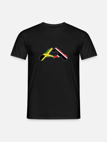 Trinidad and Tobago flag - Men's T-Shirt - black