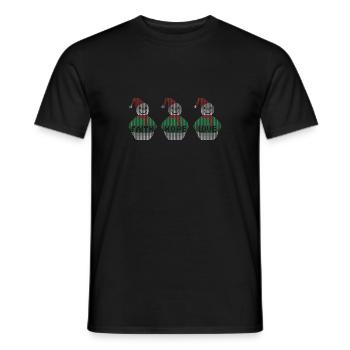 Religious Family Faith Hope Love Christmas - Men's T-Shirt - black - Front - AI Model Male 178 light (178cm)
