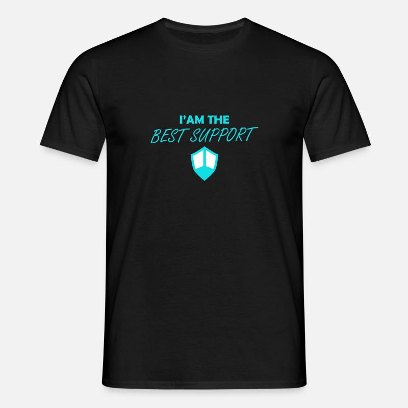 best support - T-shirt Homme - noir