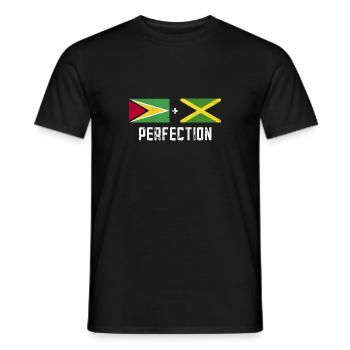 Guyana Flag Guyanais Guyanais - T-shirt homme - noir - Devant - AI Model Male 178 light (178cm)