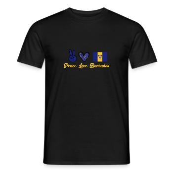Barbados Flagge Barbadier Bajan - Männer T-Shirt - Schwarz - Vorne - AI Model Male 178 light (178cm)