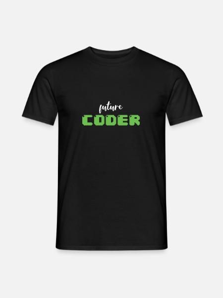 Future Coder Nerdy Programming - Men's T-Shirt - black