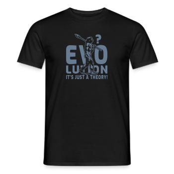 Néandertal - T-shirt homme - noir - Devant - AI Model Male 178 light (178cm)