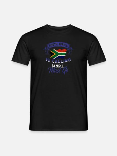 South Africa - Men's T-Shirt - black