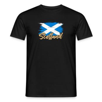 Écosse - T-shirt homme - noir - Devant - AI Model Male 178 light (178cm)