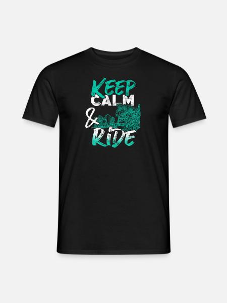 roller coaster - Men's T-Shirt - black